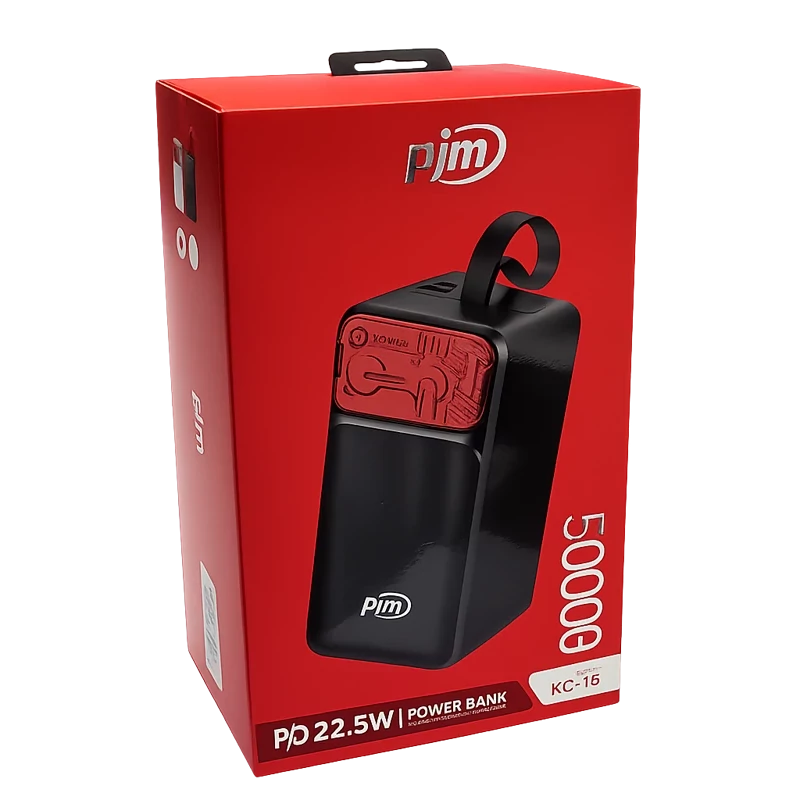 پاور بانک فست PJM Kc15 50000mah