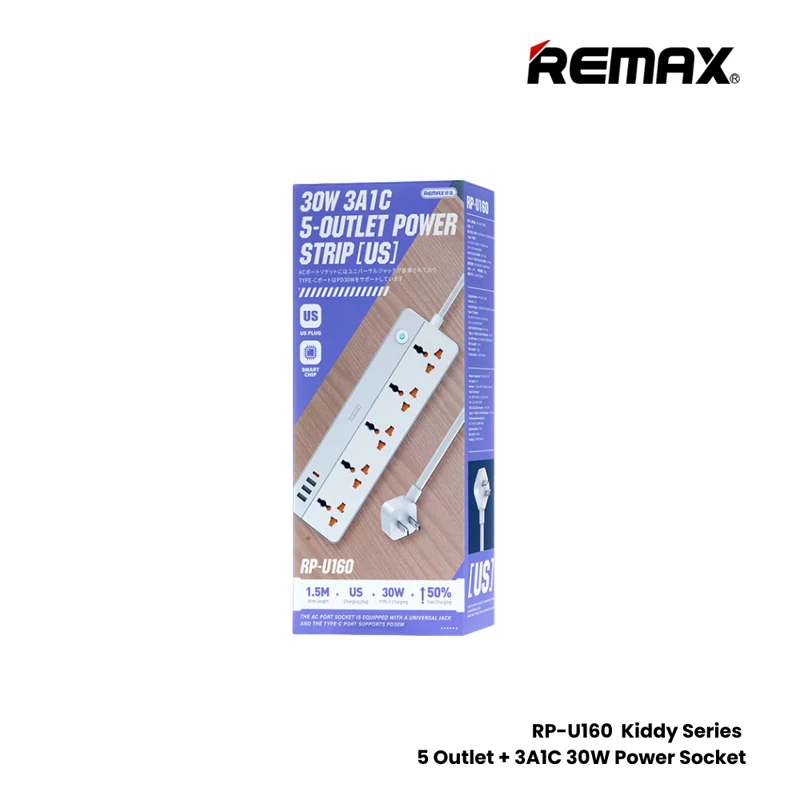محافظ و هاب شارژ Remax  RP-U160  30W مشکی - تصویر 8